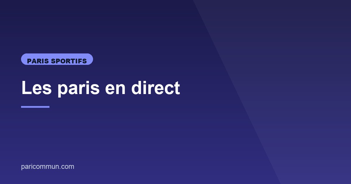 Illustration de l'article consacré aux paris en direct